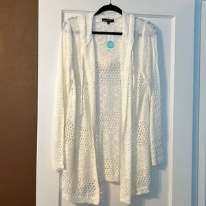 NWT lightweight hooded cardigan.